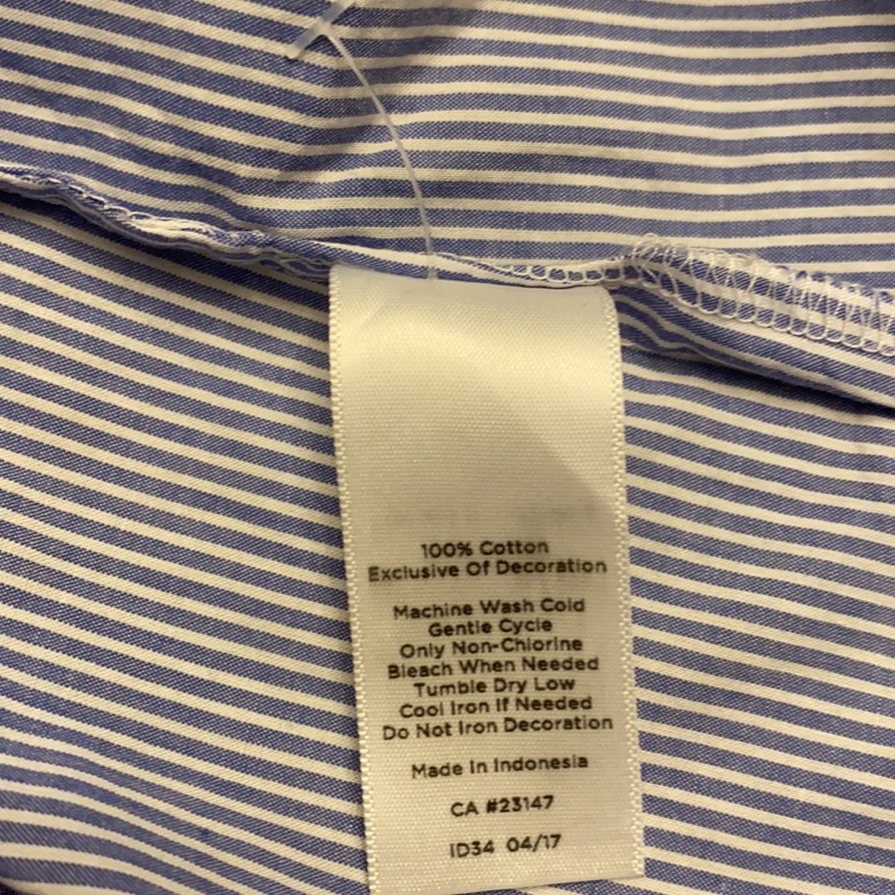 Women’s Talbots Striped Top Size Small - Picture 3 of 6